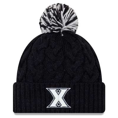 Xavier Musketeers New Era Women's Cozy Cable Knit Beanie