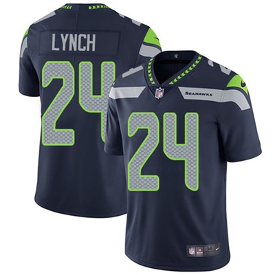 Nike Seattle Seahawks Youth Marshawn Lynch Game Jersey - Pacific Blue #24