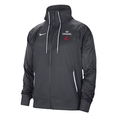 Nike Washington State Cougars Windrunner Jacket - Anthracite